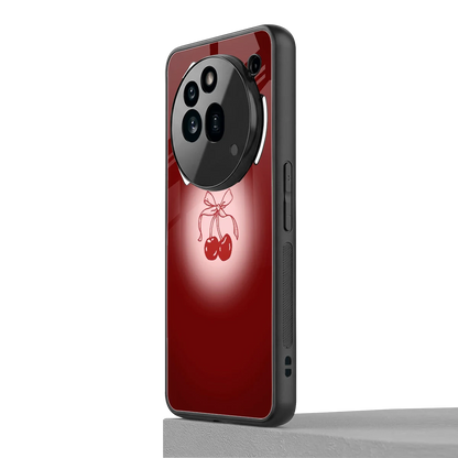 Cherry Bow nothing phone 3a pro mobile cover | shockproof glass phone case