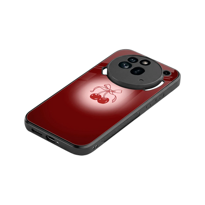 Cherry Bow stylish phone case for nothing phone 3a pro | glossy glass and slim fit