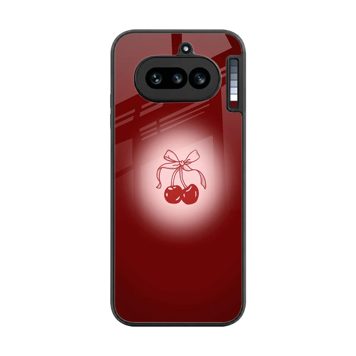 Cherry Bow back phone cover | glass case for nothing phone 4a
