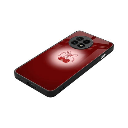 Cherry Bow stylish phone case for oneplus 13r | glossy glass and slim fit