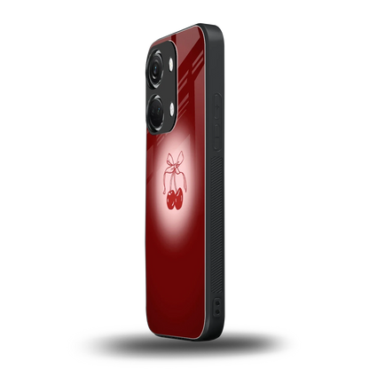 Cherry Bow oneplus nord 3 mobile cover | shockproof glass phone case