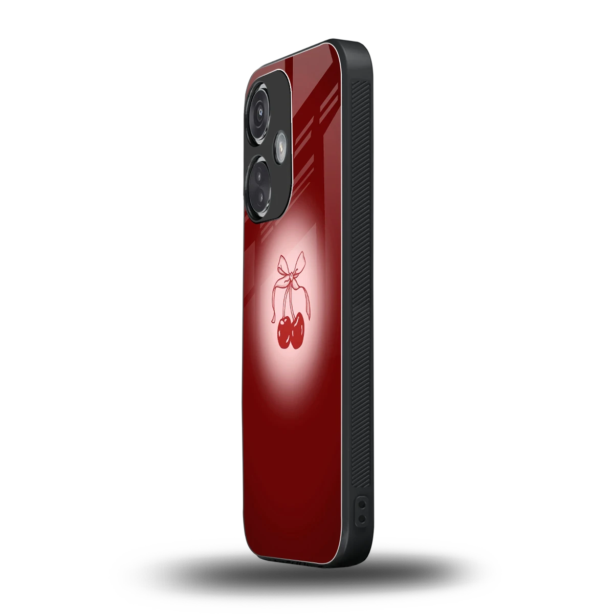 Cherry Bow oneplus nord ce 3 mobile cover | shockproof glass phone case