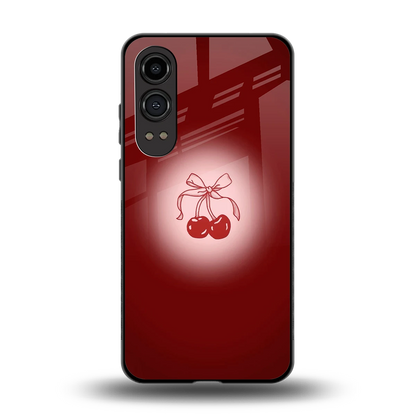 Cherry Bow back phone cover | glass case for oneplus nord ce 4 lite