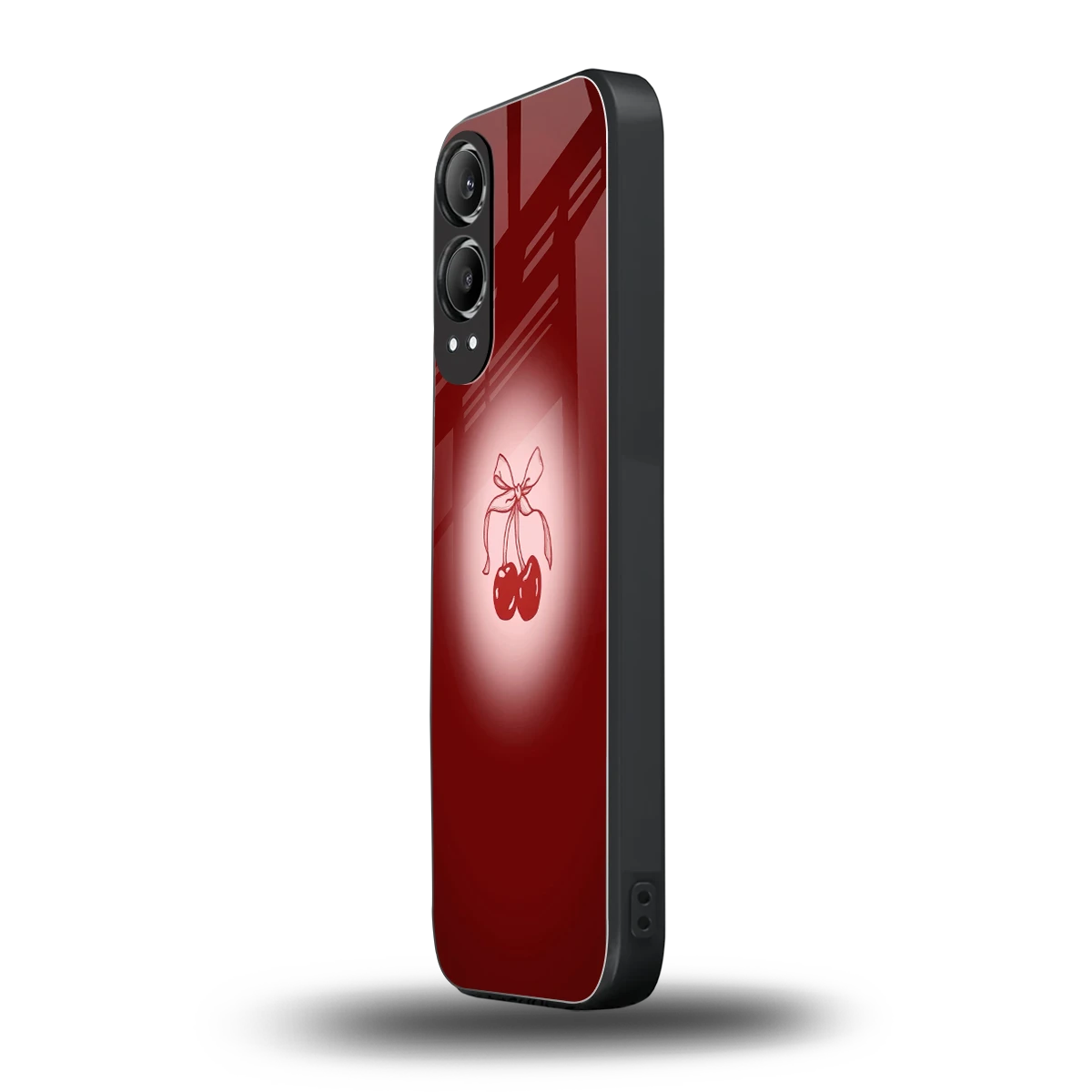 Cherry Bow oneplus nord ce 4 lite mobile cover | shockproof glass phone case