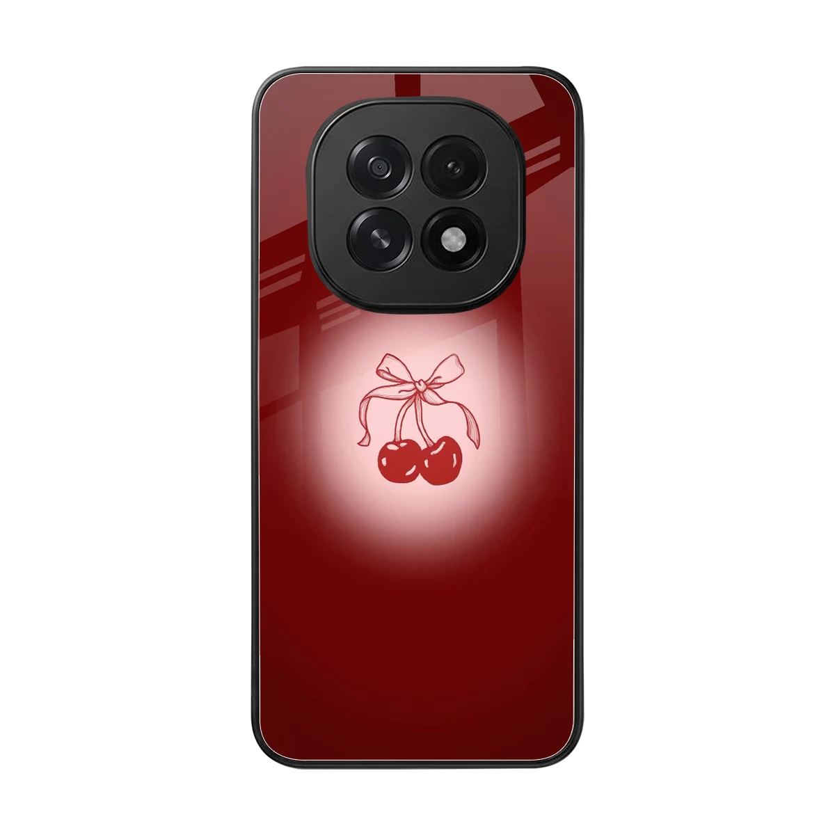 Cherry Bow back phone cover | glass case for oppo f29 5g
