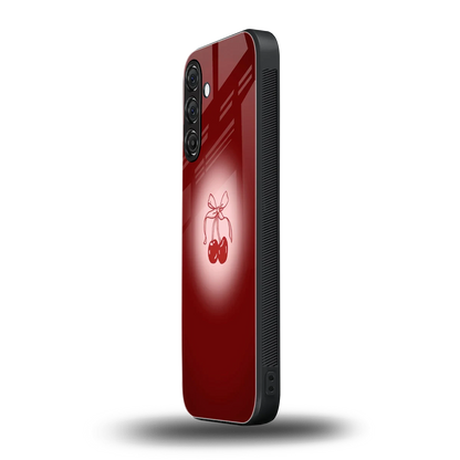 Cherry Bow samsung galaxy a17 5g mobile cover | shockproof glass phone case