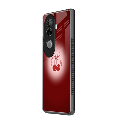 Cherry Bow vivo v40e mobile cover | shockproof glass phone case