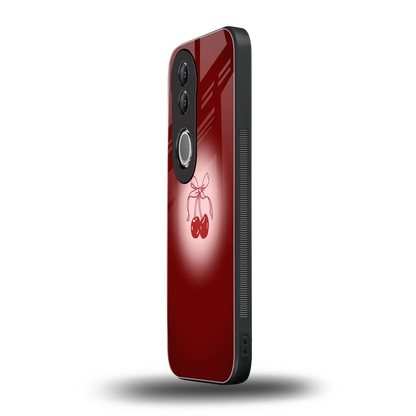 Cherry Bow vivo v50 mobile cover | shockproof glass phone case