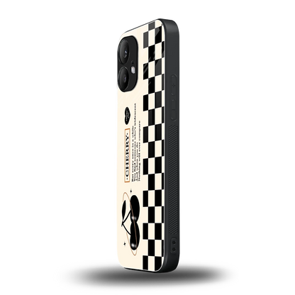 Cherry Checkered nothing phone 2 mobile cover | shockproof glass phone case