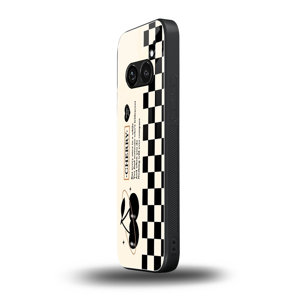 Cherry Checkered nothing phone 2a mobile cover | shockproof glass phone case