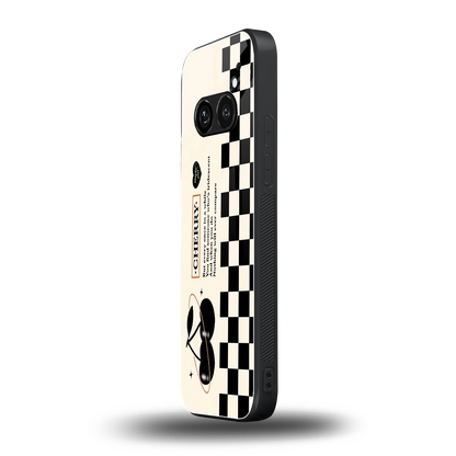 Cherry Checkered nothing phone 2a mobile cover | shockproof glass phone case