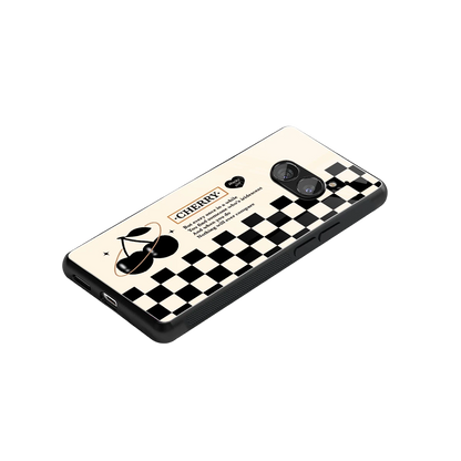 Cherry Checkered stylish phone case for nothing phone 2a | glossy glass and slim fit