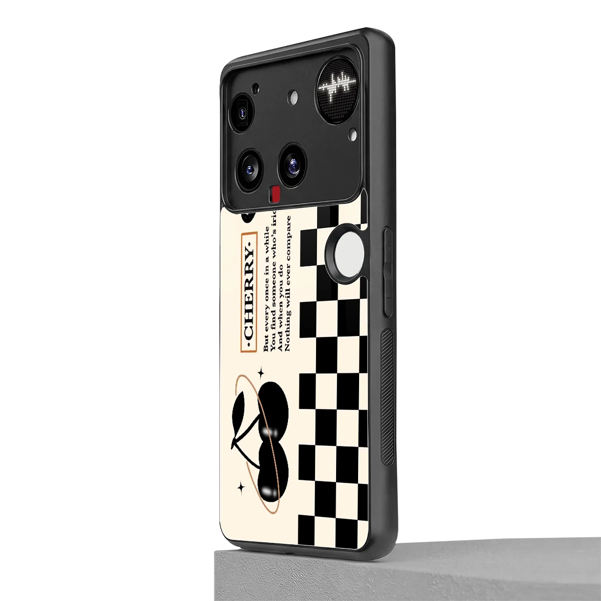 Cherry Checkered nothing phone 3 mobile cover | shockproof glass phone case