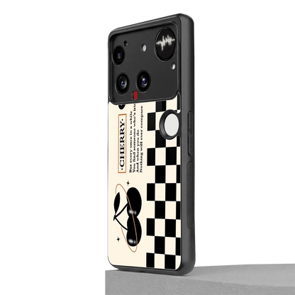 Cherry Checkered nothing phone 3 mobile cover | shockproof glass phone case