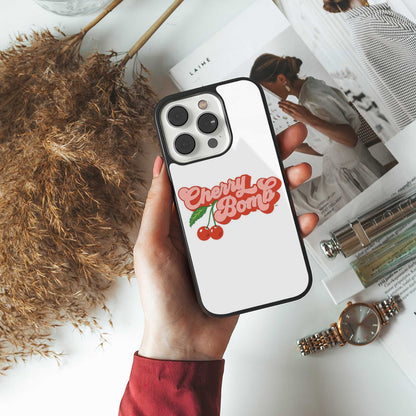 Cherry Bomb Phone Case for Iphone 16 | Glass Case