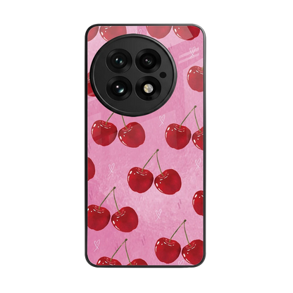 Cherrylicious back phone cover | glass case for oneplus 13