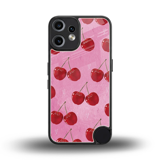 Cherrylicious back phone cover | glass case for cmf nothing phone 2 pro