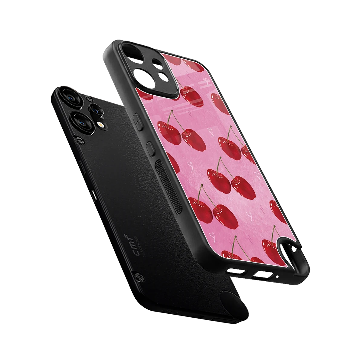 Cherrylicious sleek cmf nothing phone 2 pro cover with tempered glass back and TPU edges