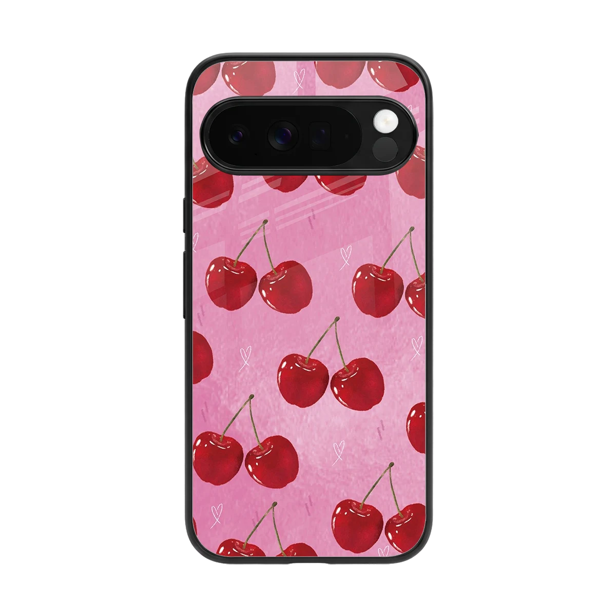 Cherrylicious back phone cover | glass case for google pixel 10 pro xl