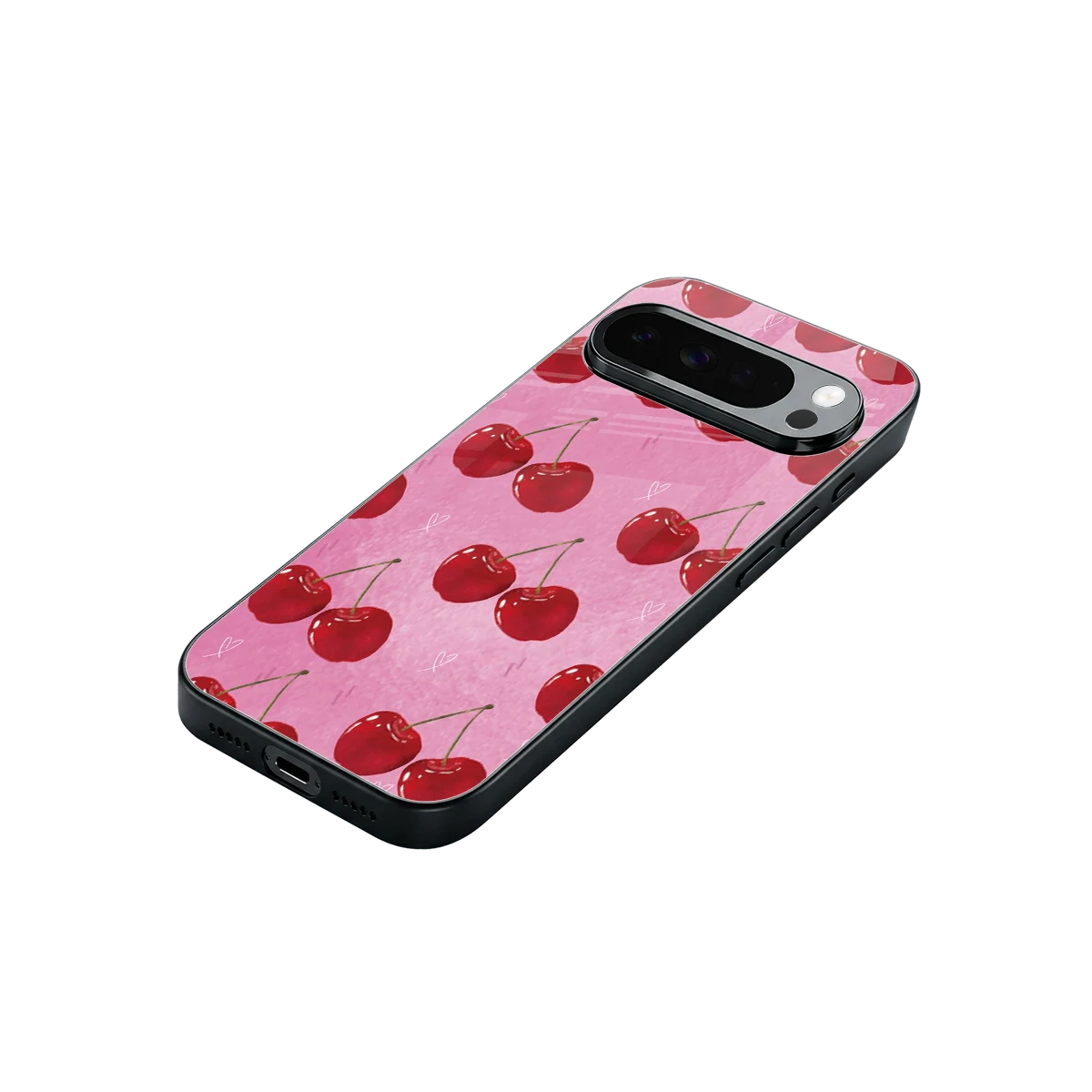 Cherrylicious stylish phone case for google pixel 10 pro xl | glossy glass and slim fit