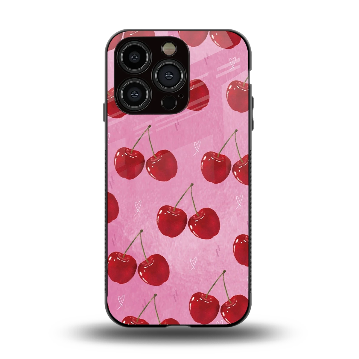 Cherrylicious back phone cover | glass case for iphone 13 pro