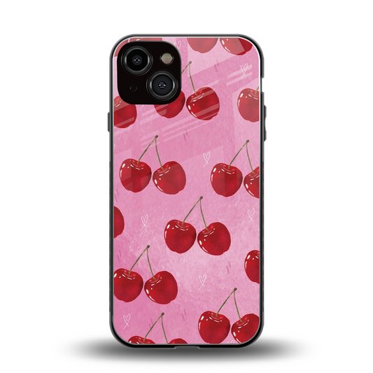 Cherrylicious back phone cover | glass case for iphone 13