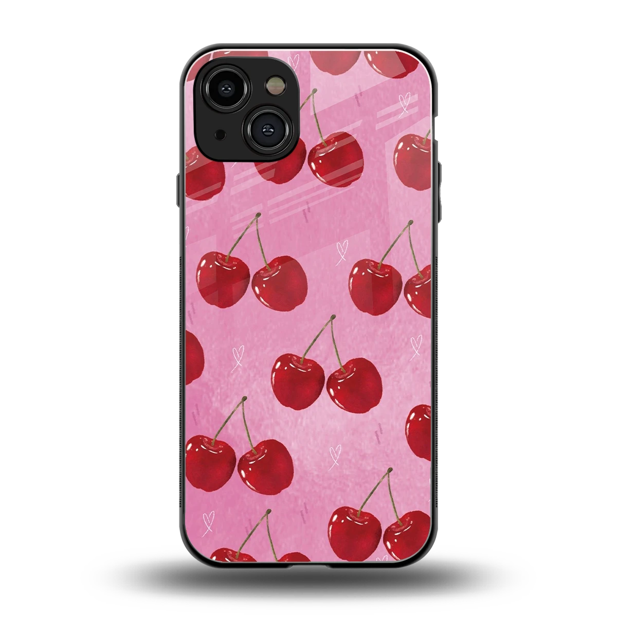 Cherrylicious back phone cover | glass case for iphone 15