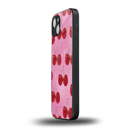 Cherrylicious iphone 15 mobile cover | shockproof glass phone case