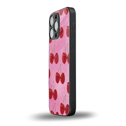 Cherrylicious iphone 16 pro max mobile cover | shockproof glass phone case