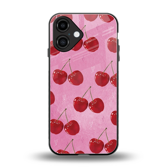 Cherrylicious Phone Case for Iphone 16 | Glass Case