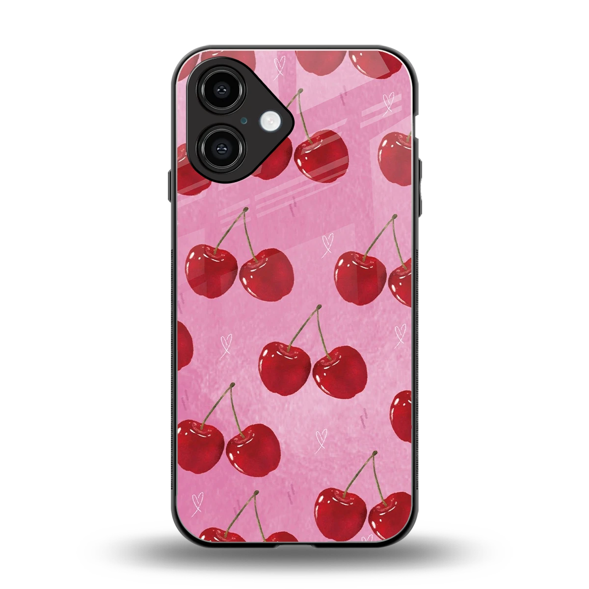 Cherrylicious back phone cover | glass case for iphone 16