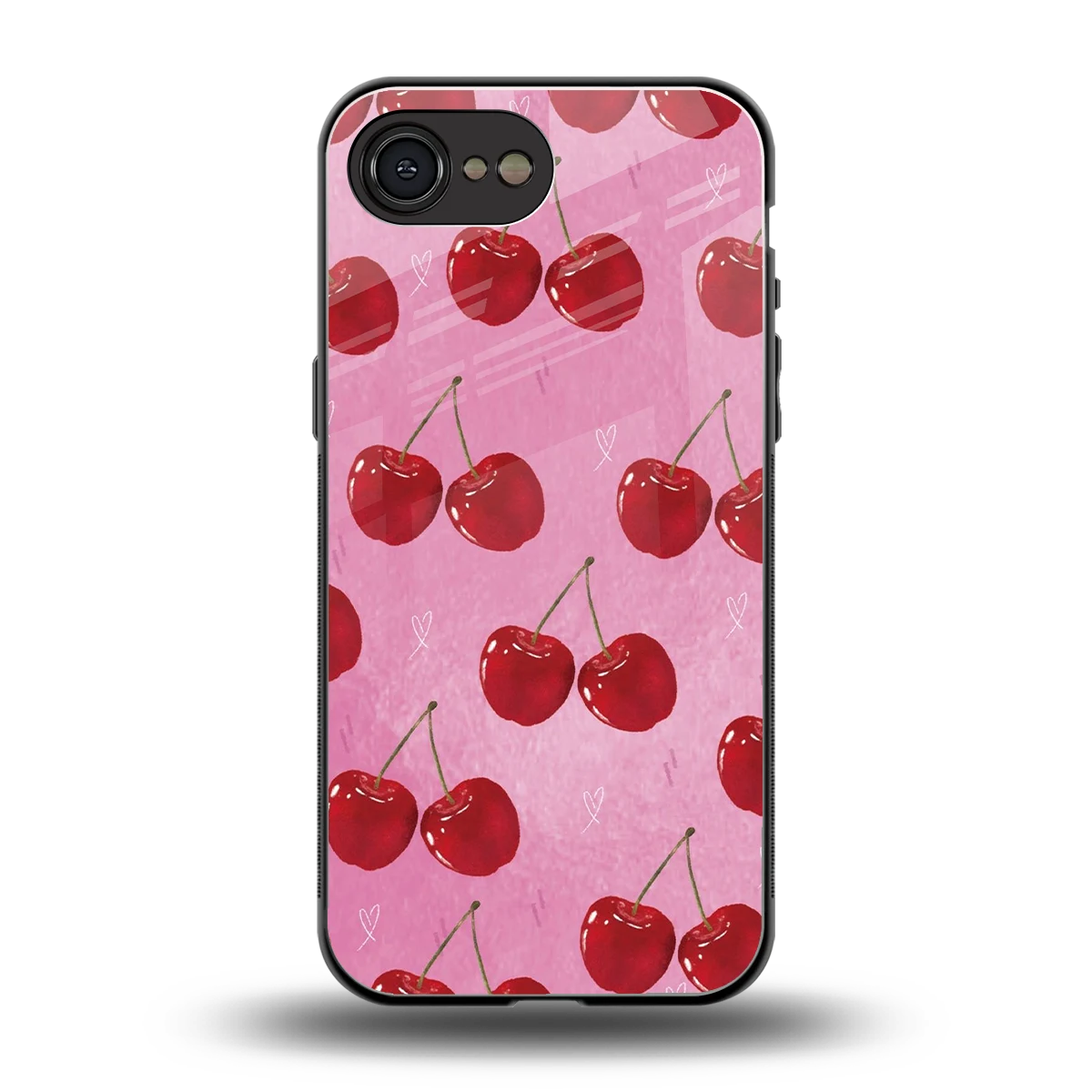 Cherrylicious back phone cover | glass case for iphone 16e