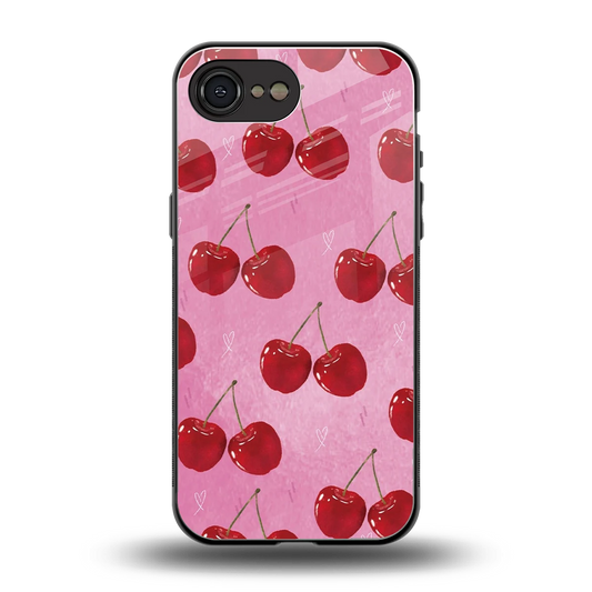 Cherrylicious back phone cover | glass case for iphone 17e