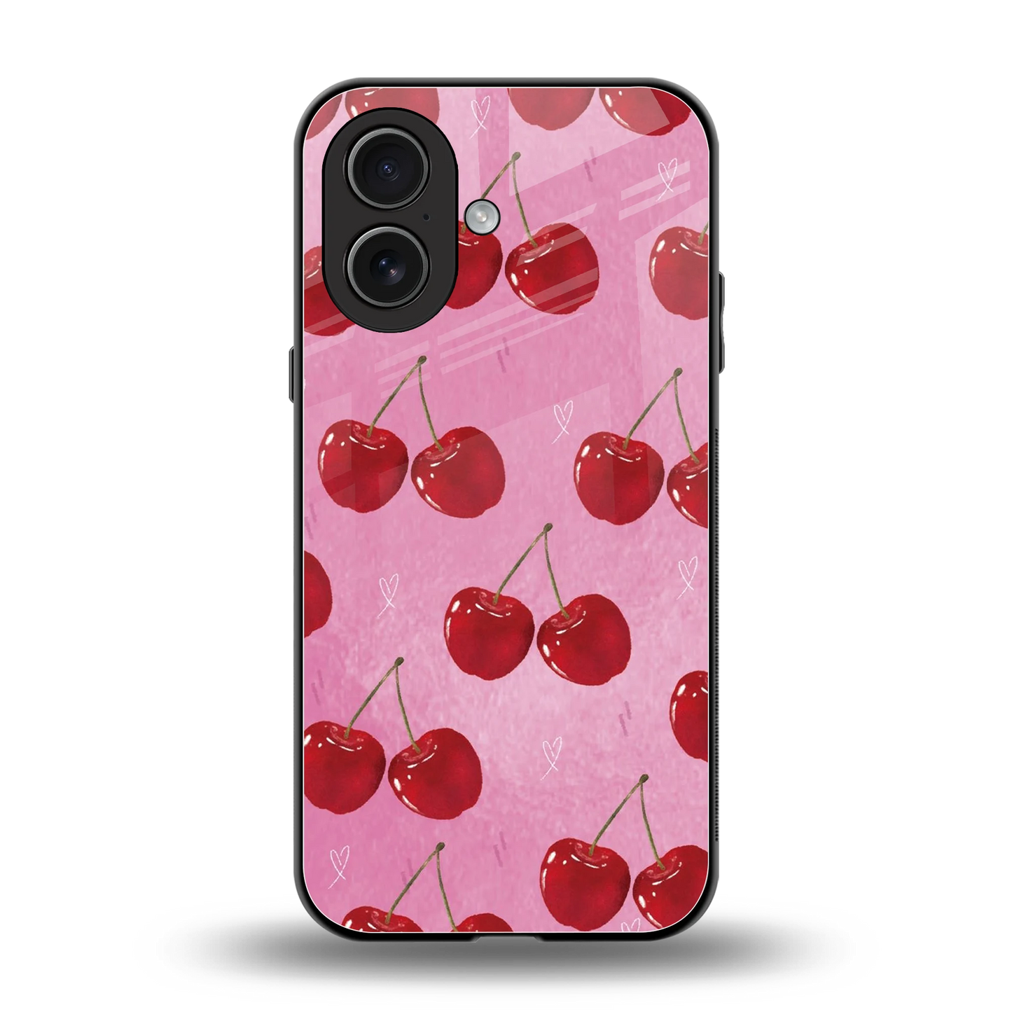 Cherrylicious back phone cover | glass case for iphone 17