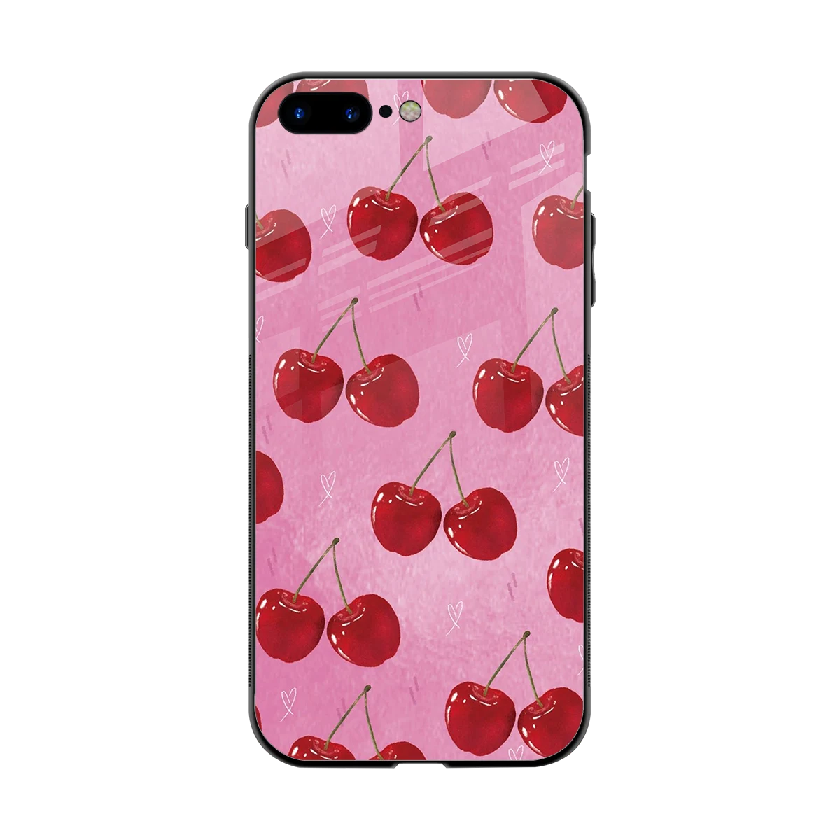 Cherrylicious back phone cover | glass case for iphone 7 plus
