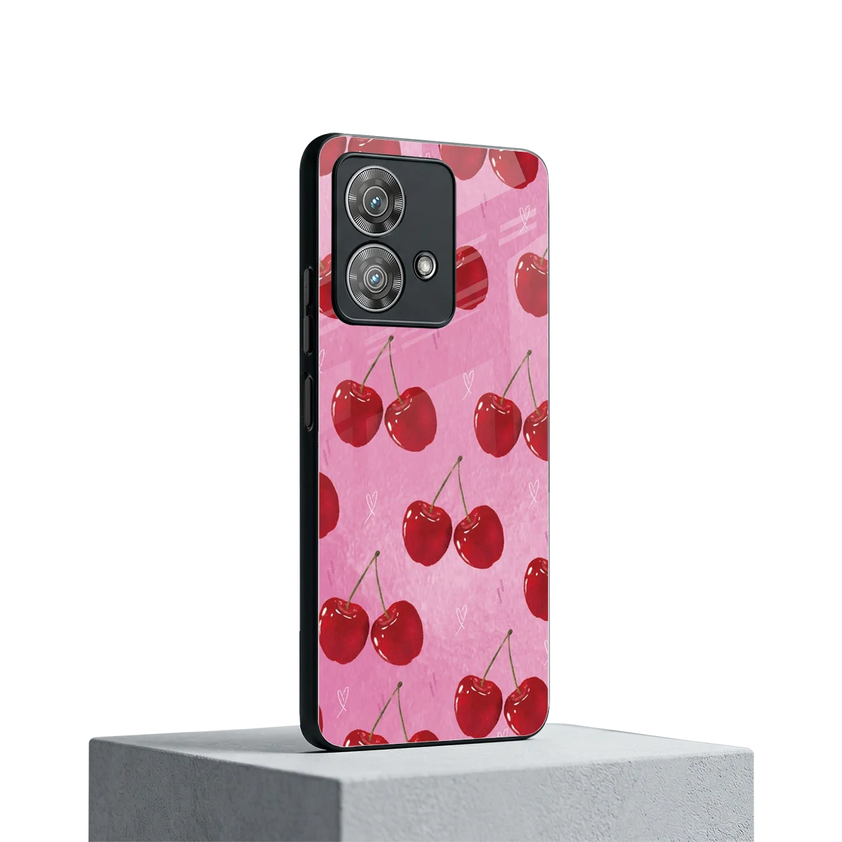 Cherrylicious motorola edge 40 neo 5g mobile cover | shockproof glass phone case