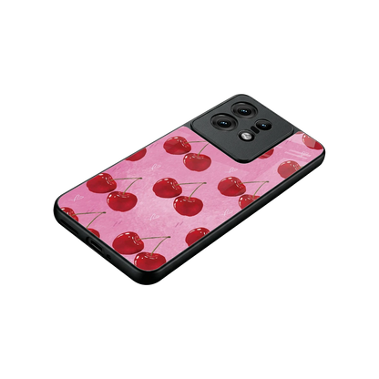 Cherrylicious stylish phone case for motorola edge 50 pro | glossy glass and slim fit