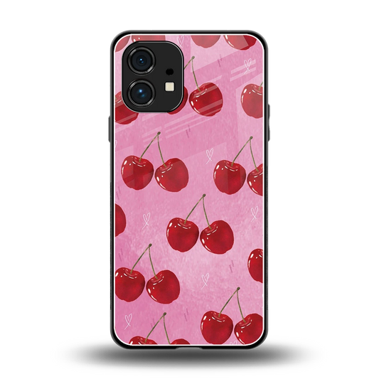 Cherrylicious back phone cover | glass case for nothing phone 1