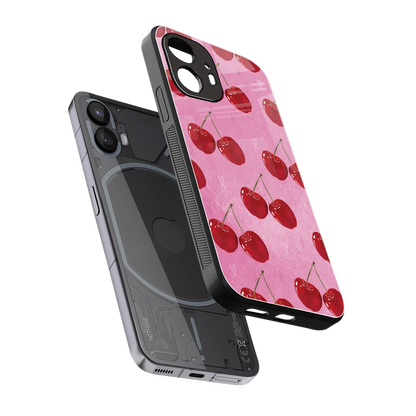Cherrylicious sleek nothing phone 2 cover with tempered glass back and TPU edges