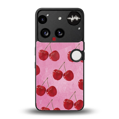 Cherrylicious back phone cover | glass case for nothing phone 3