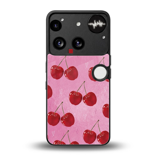 Cherrylicious back phone cover | glass case for nothing phone 3
