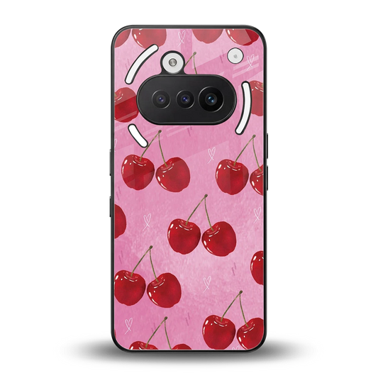 Cherrylicious back phone cover | glass case for nothing phone 3a