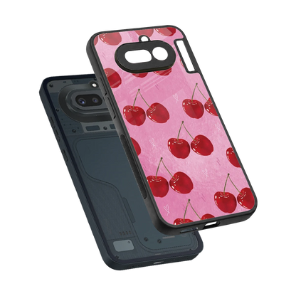 Cherrylicious sleek nothing phone 4a cover with tempered glass back and TPU edges