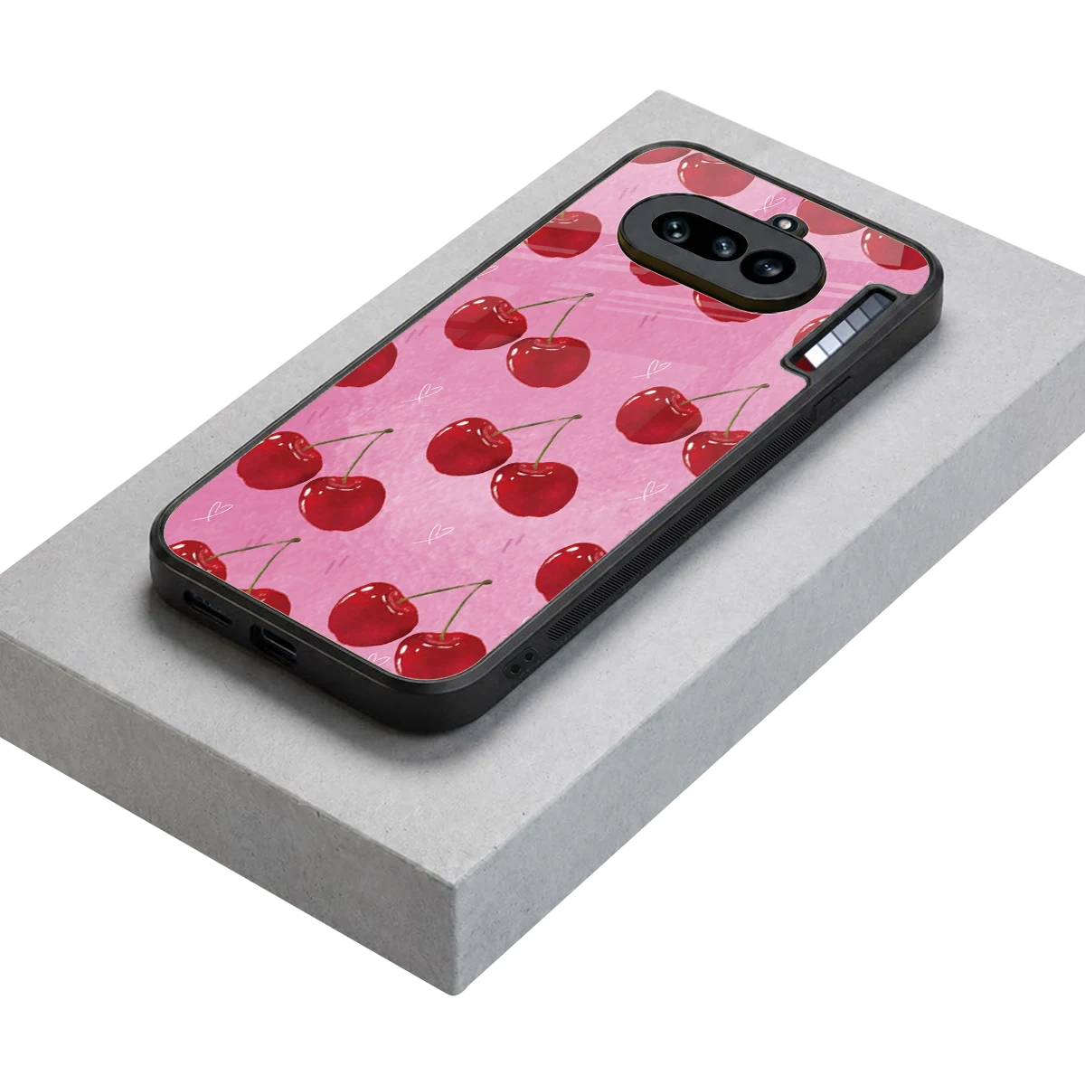 Cherrylicious stylish phone case for nothing phone 4a | glossy glass and slim fit
