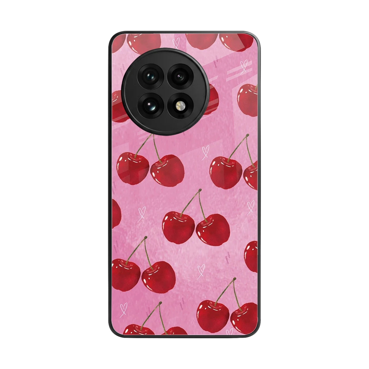 Cherrylicious back phone cover | glass case for oneplus 13r