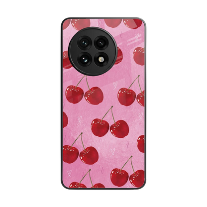 Cherrylicious back phone cover | glass case for oneplus 13r