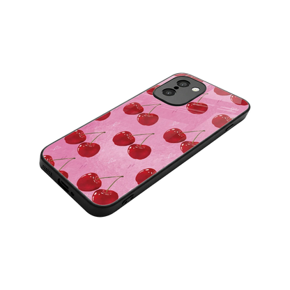 Cherrylicious stylish phone case for oneplus 15r | glossy glass and slim fit