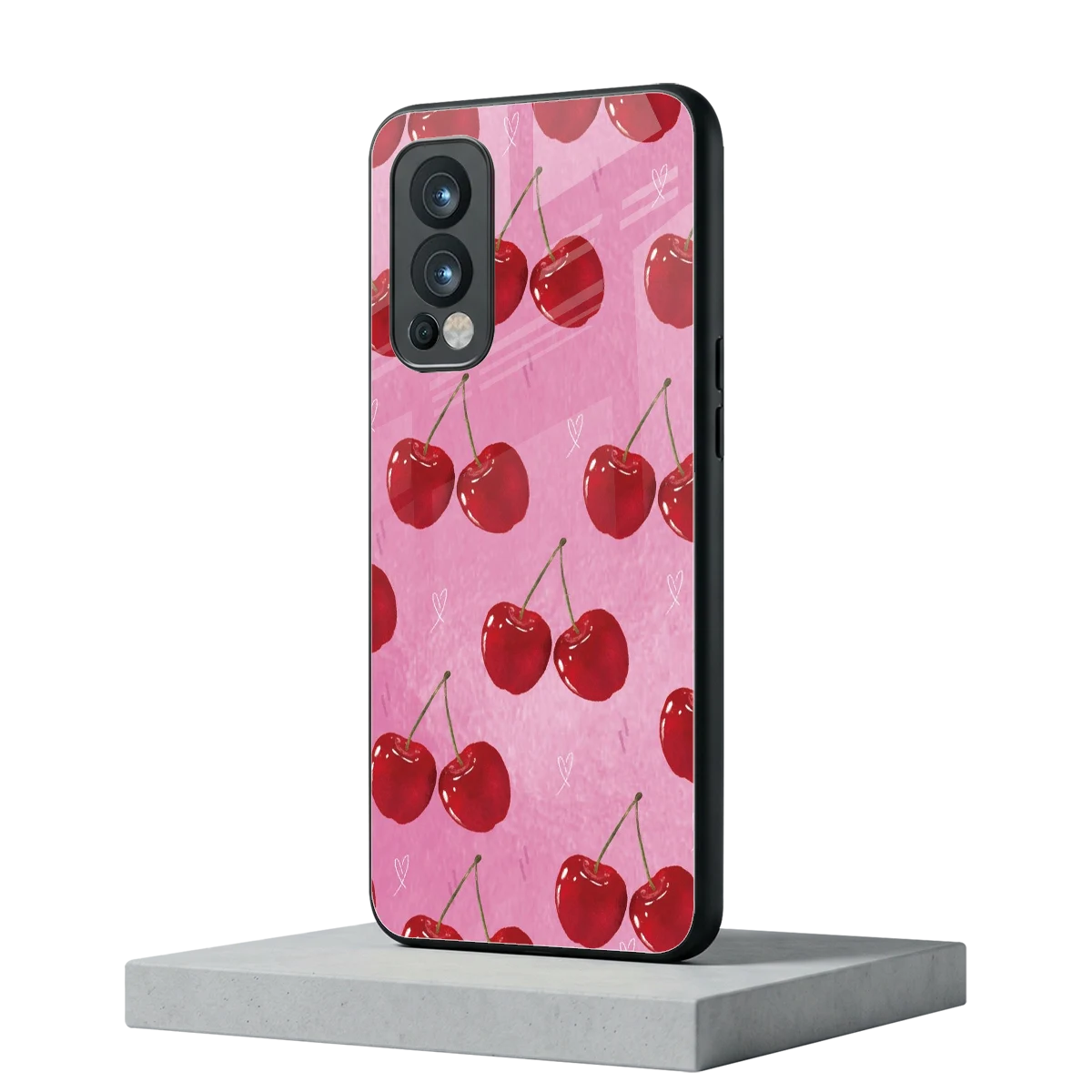 Cherrylicious oneplus nord 2 mobile cover | shockproof glass phone case