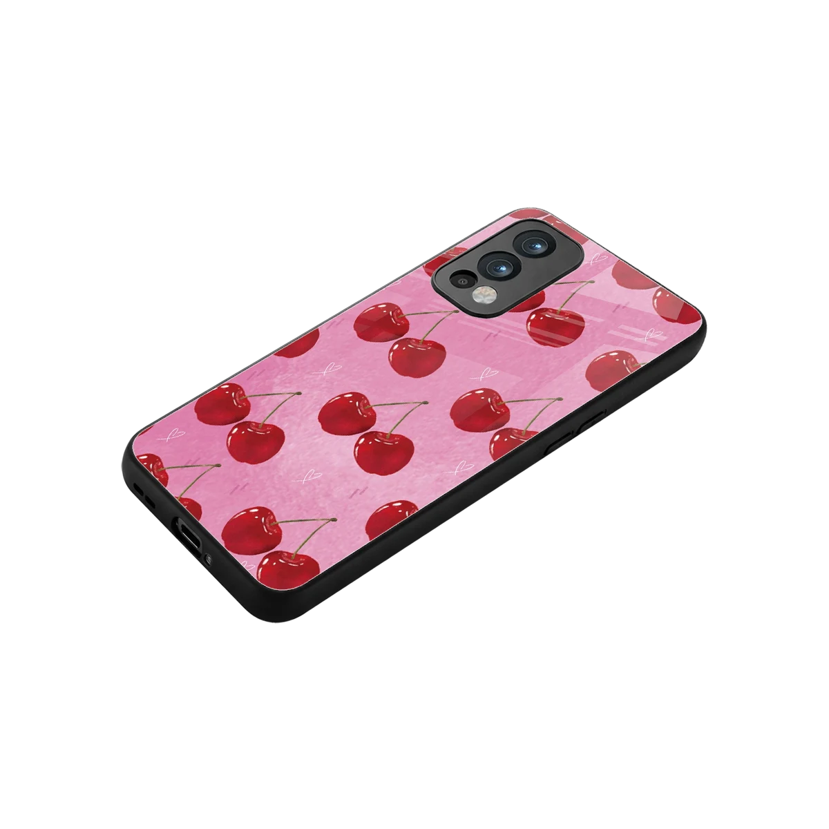 Cherrylicious stylish phone case for oneplus nord 2 | glossy glass and slim fit