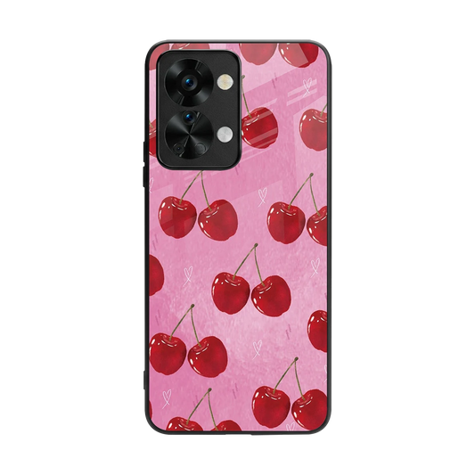 Cherrylicious back phone cover | glass case for oneplus nord 2t